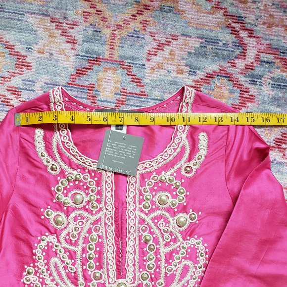 Beaded Silk Tunic - from Barney's NY - Picture 4 of 9
